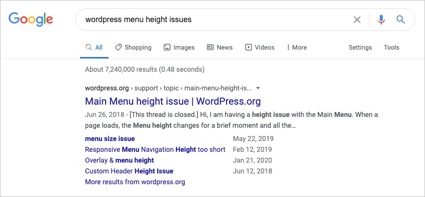 Get Wordpress Help Using A Search Engine